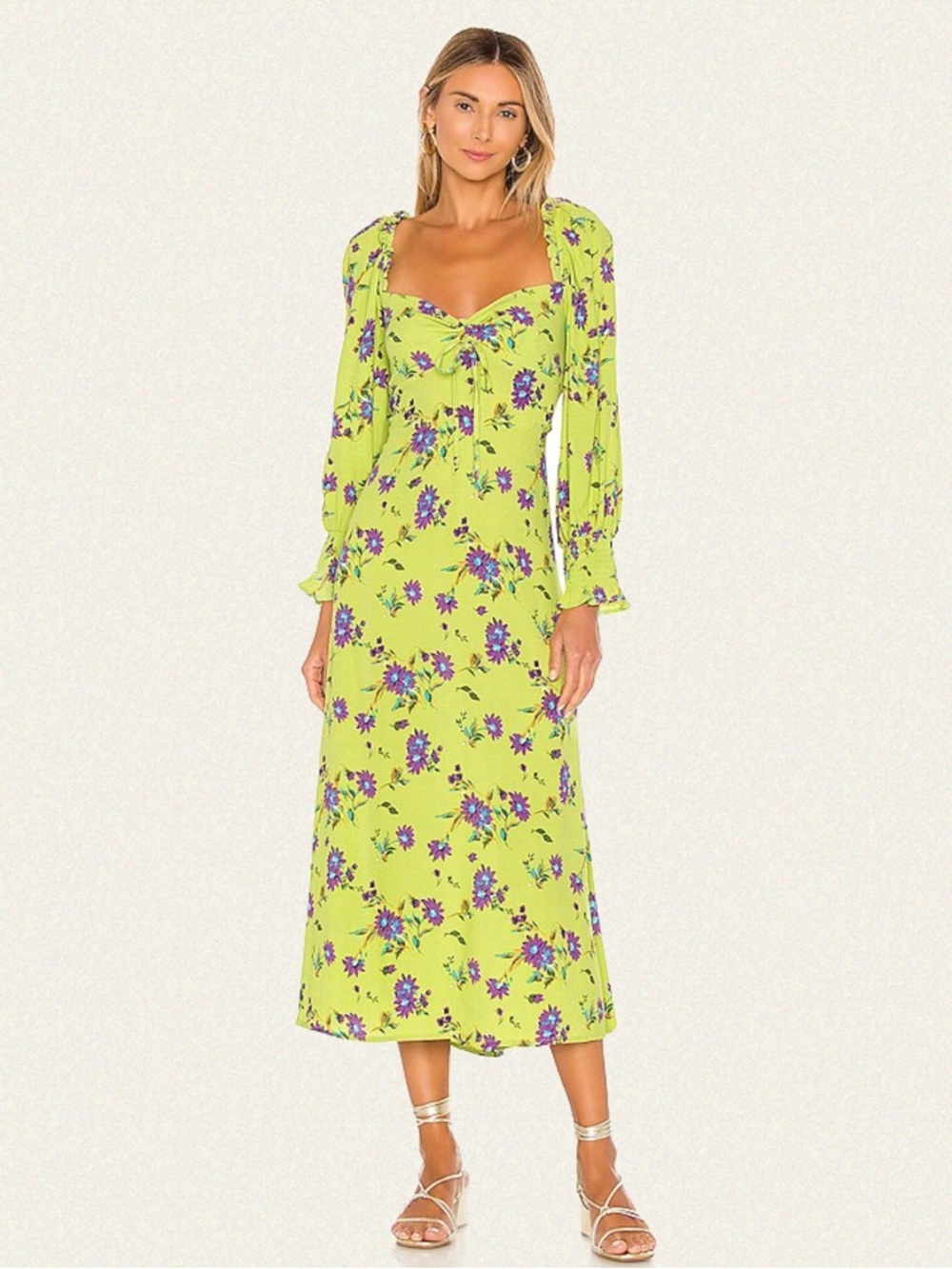 Faithfull the Brand Mathilde Midi Dress